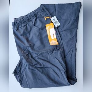 Urbane Pewter Gray Scrub Pants Size XL
